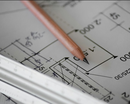 breatung planung skizze zeichnung bauplan stift lineal